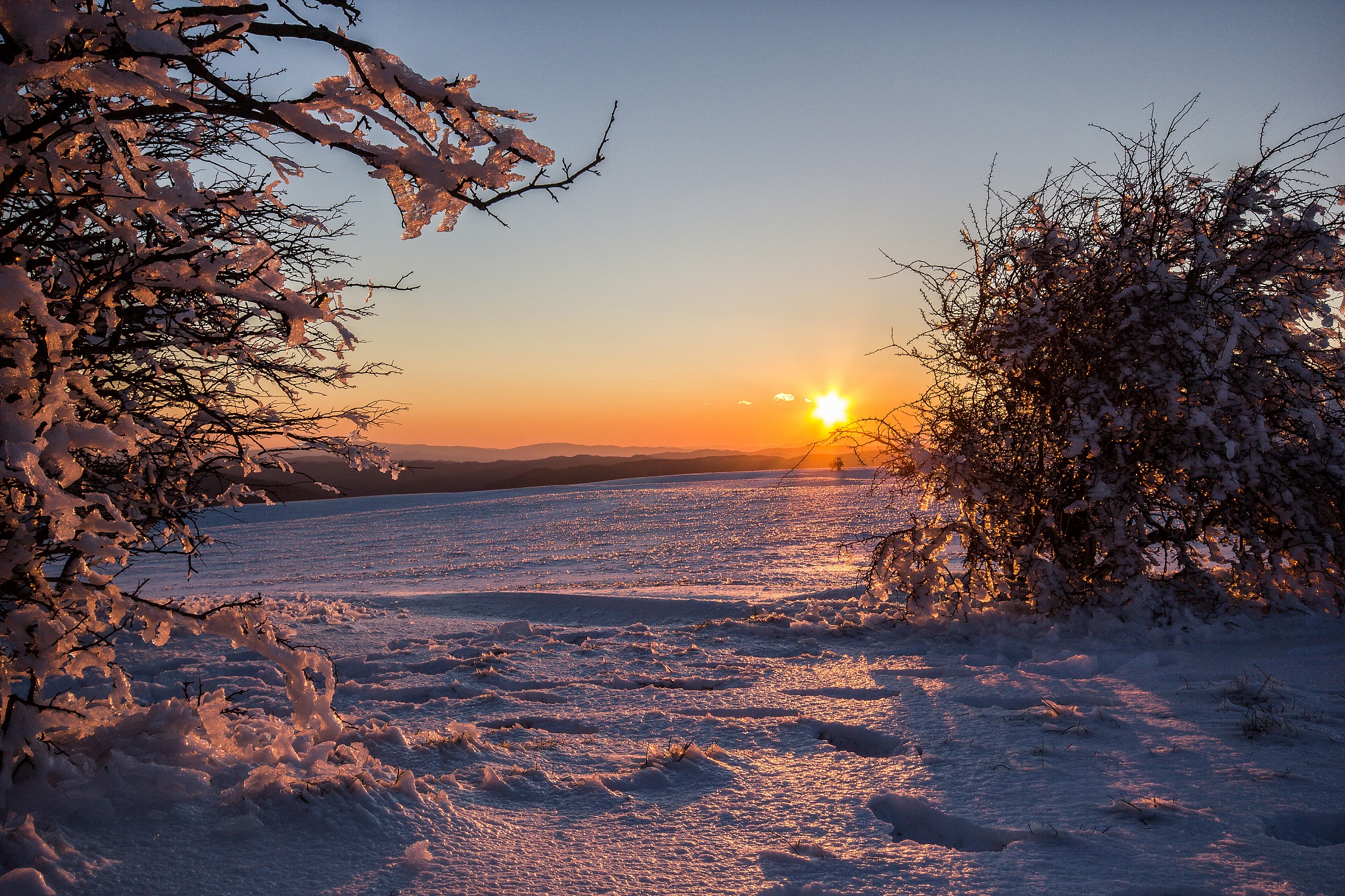 Sunset from Monte Petrano
