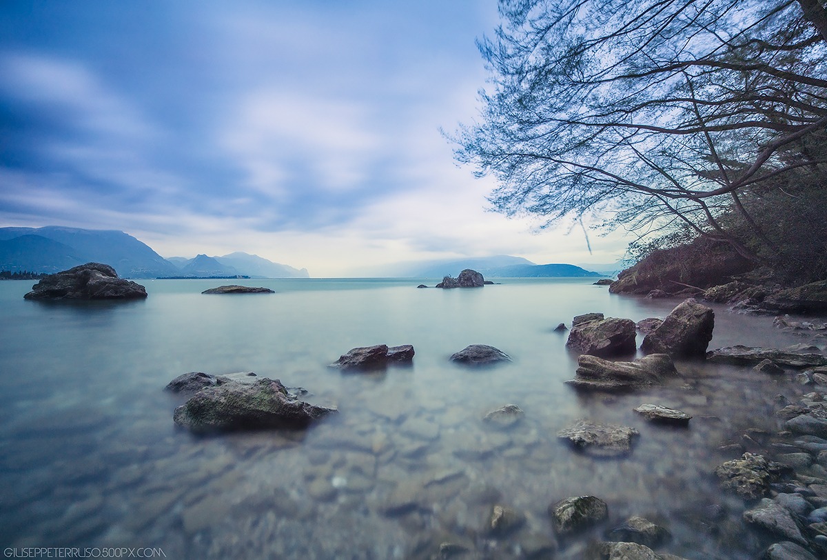 manerba del garda long exposure
