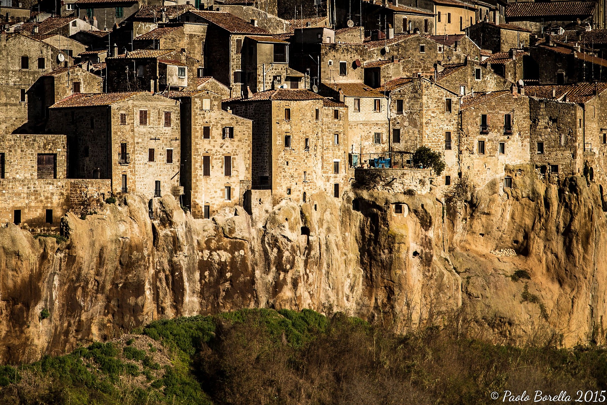 Le case sul tufo di Pitigliano