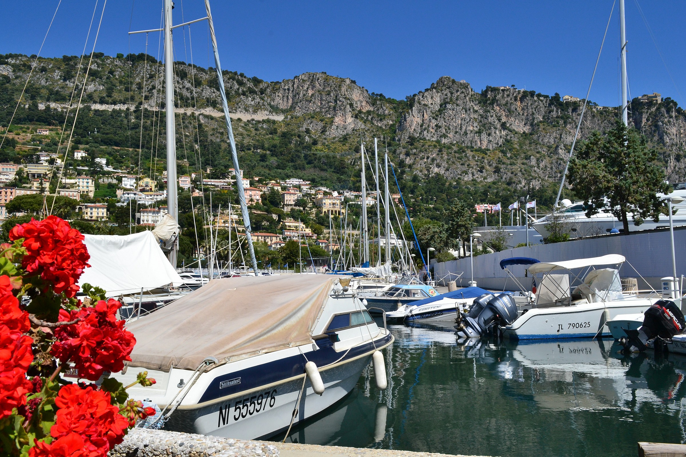 Beaulieu sur mer - vista dal porticciolo.