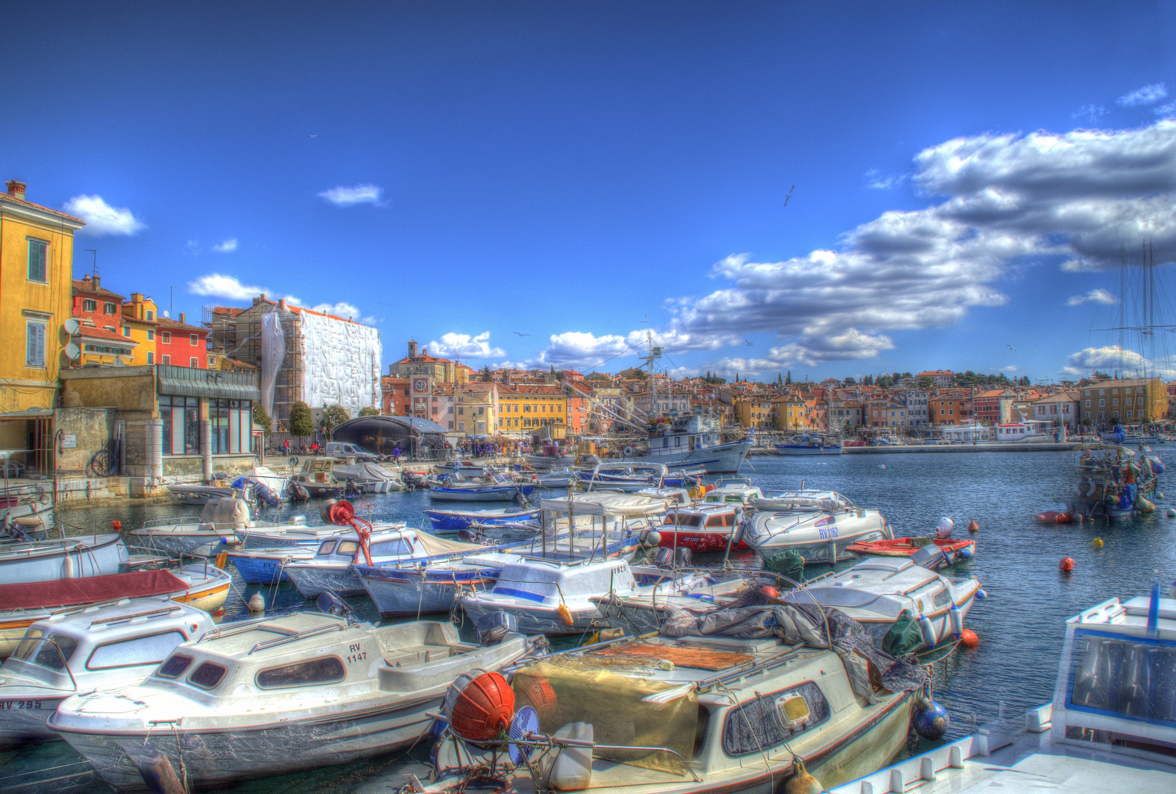 Rovigno porto HDR