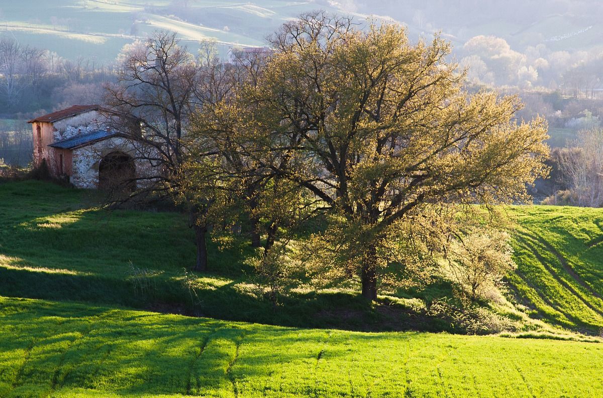 Spring to the farmhouses of Mandò