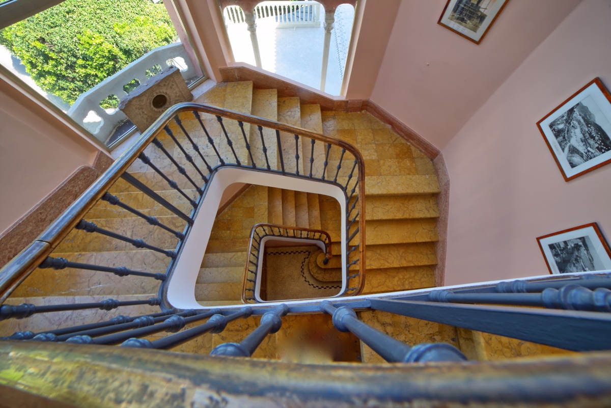 going up to the palace Ephrussi