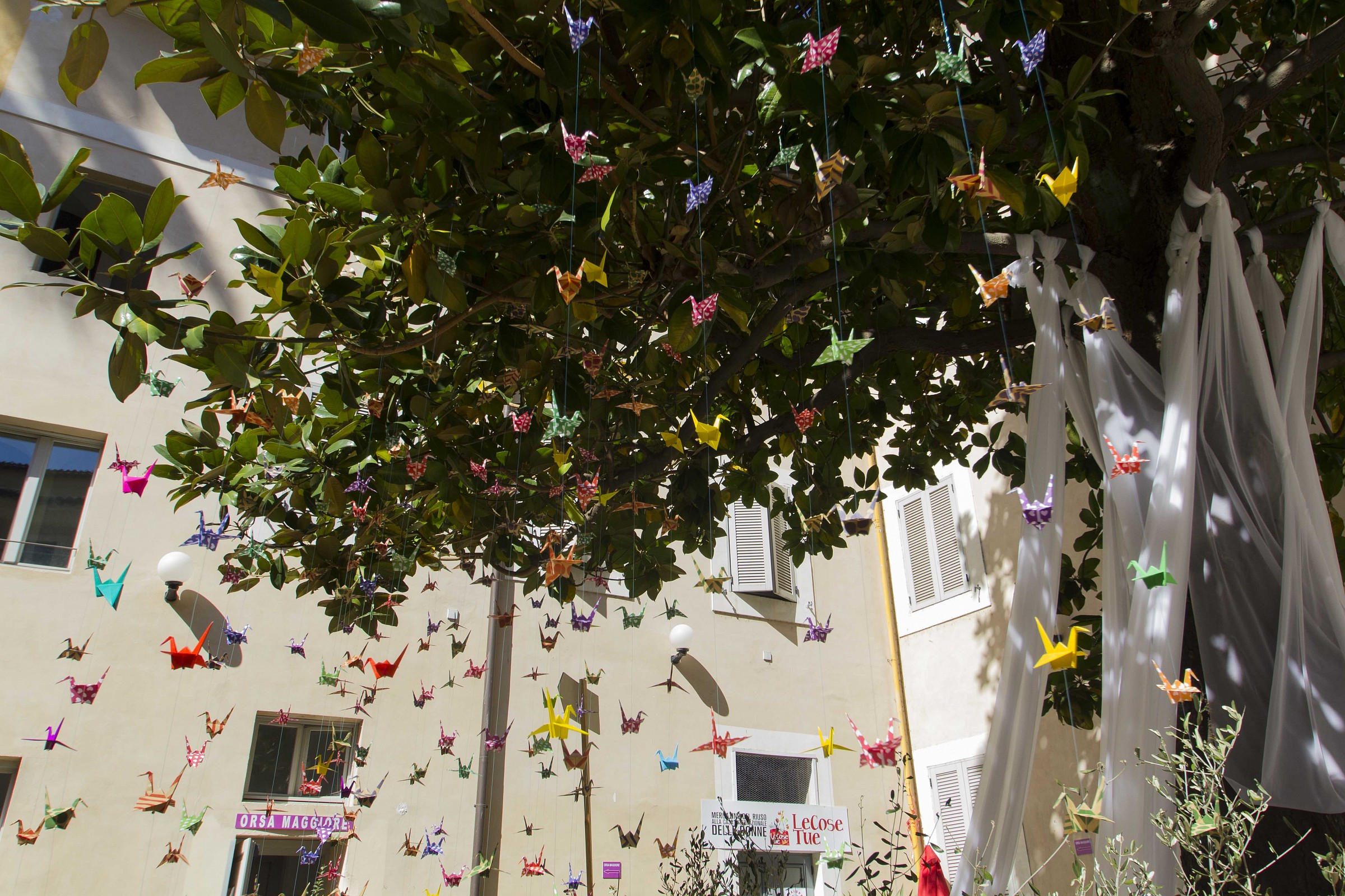 angolo delle foto con origami