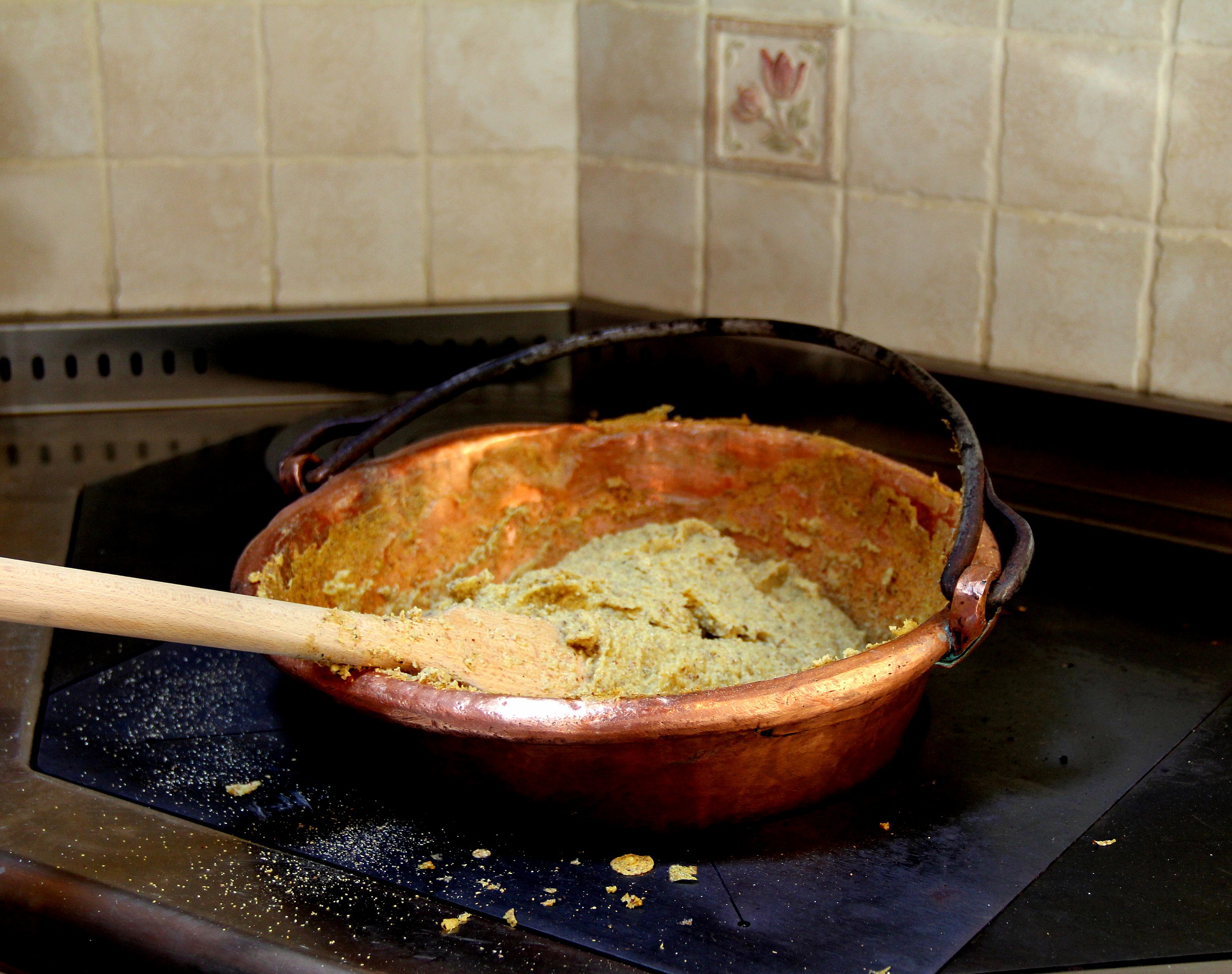 Polenta is almost ready