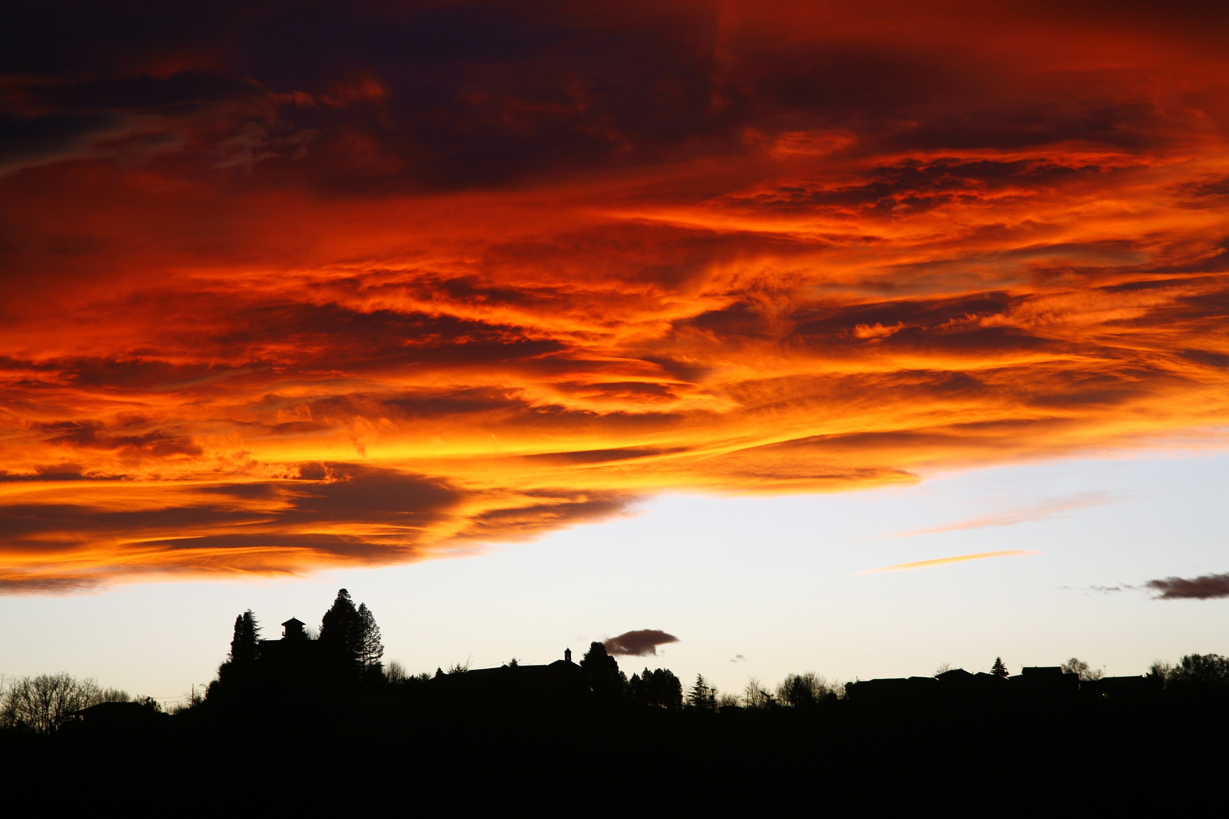 Sunset with beautiful clouds 1