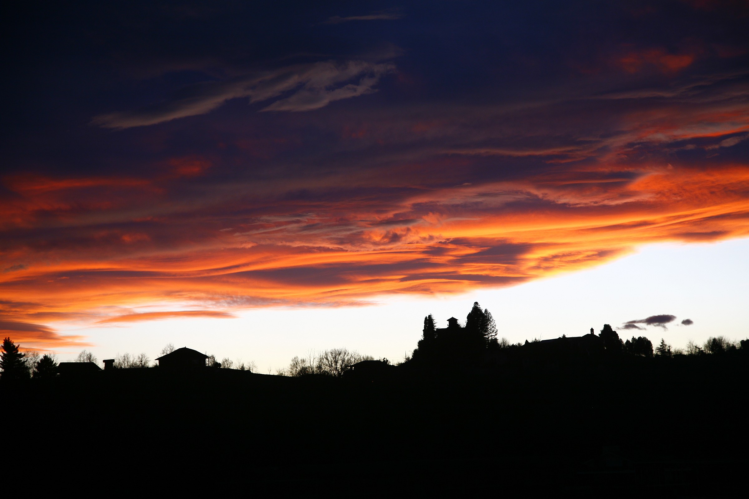 Sunset with beautiful clouds 2