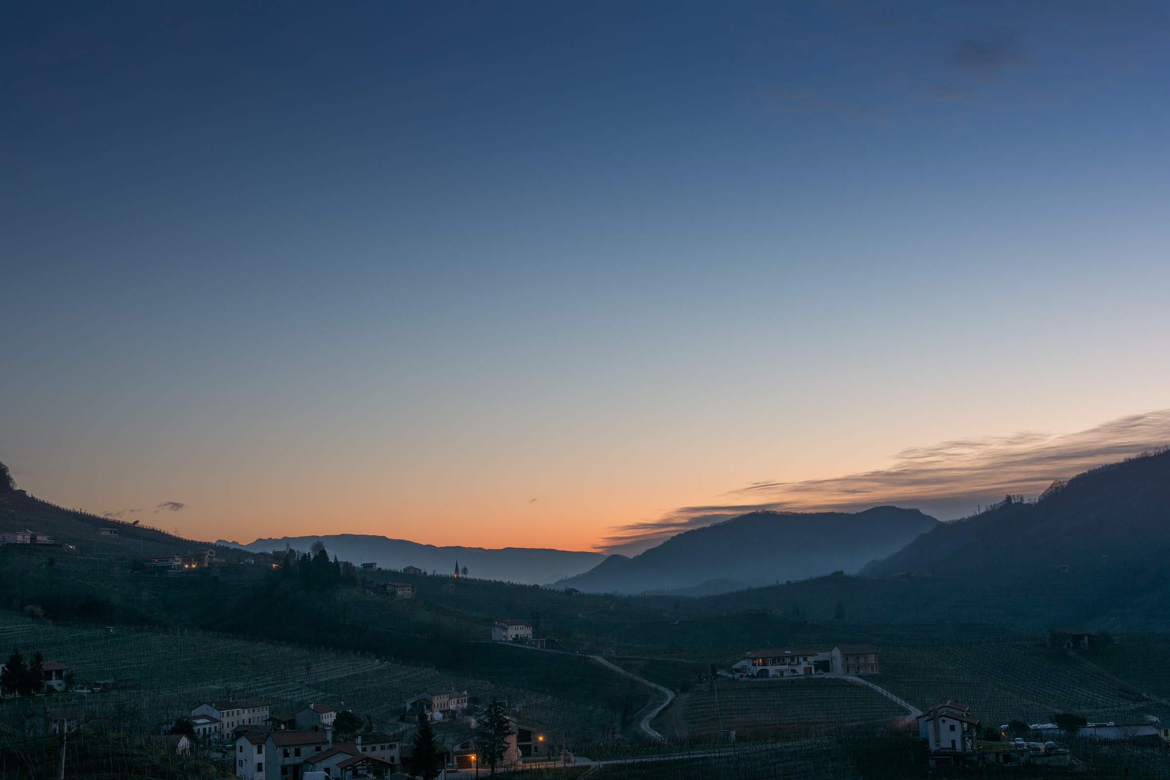Alba a Valdobbiadene