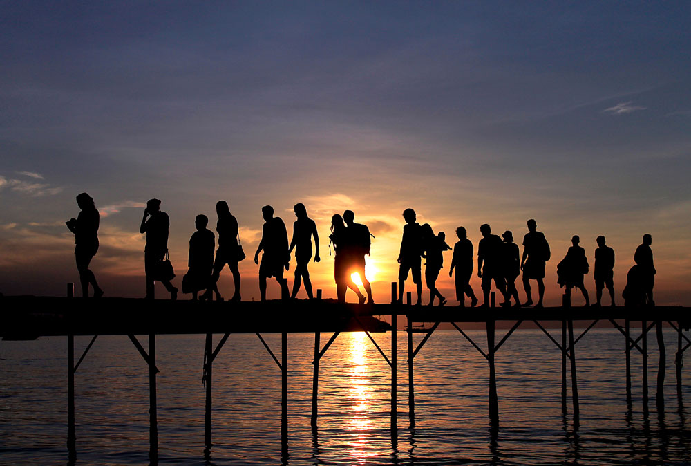 Return from Ko Phangan (Sunset in Ko Samui) Thailand