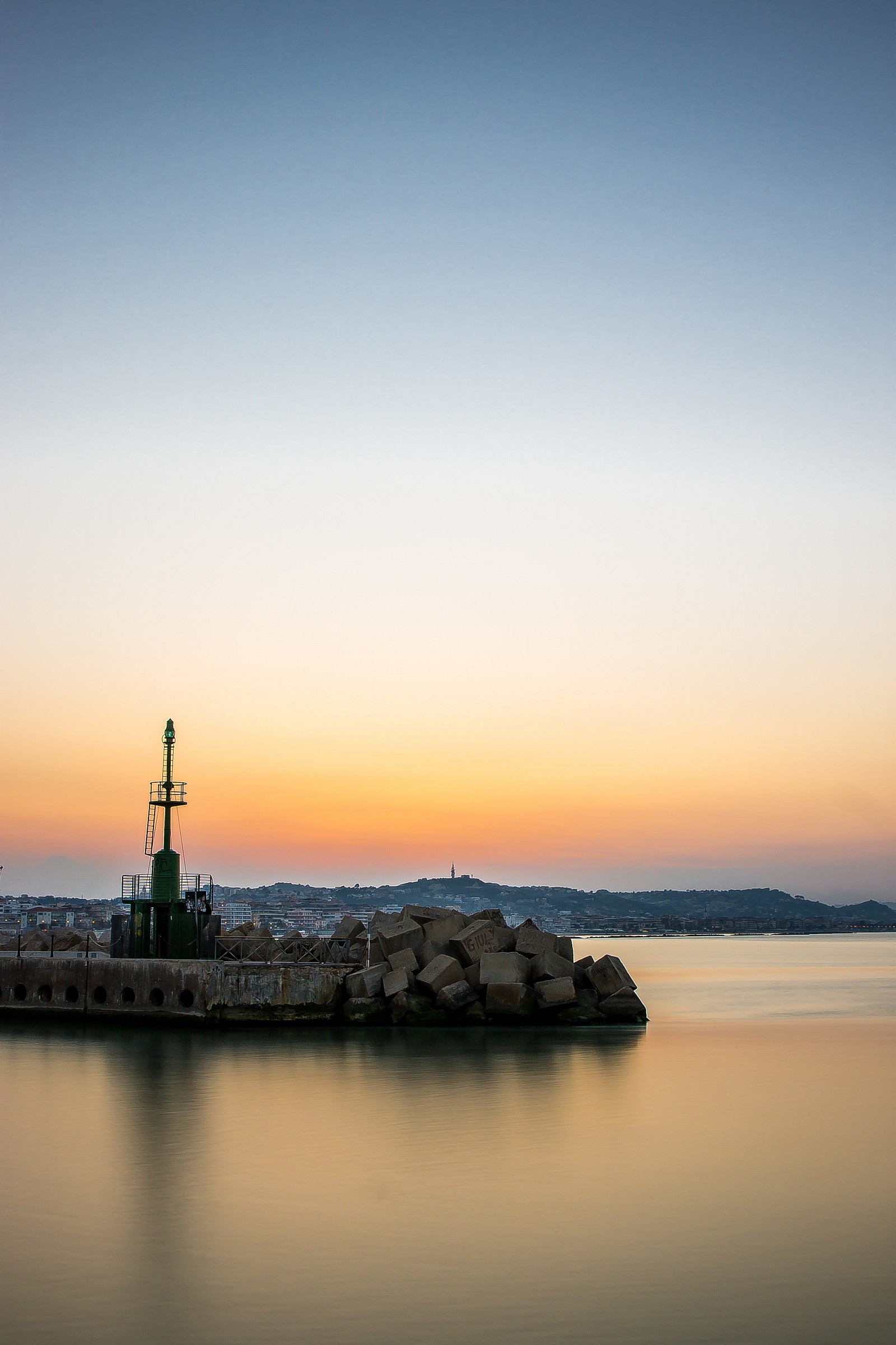Tramonto Al Porto Canale Di Pescara (pe)