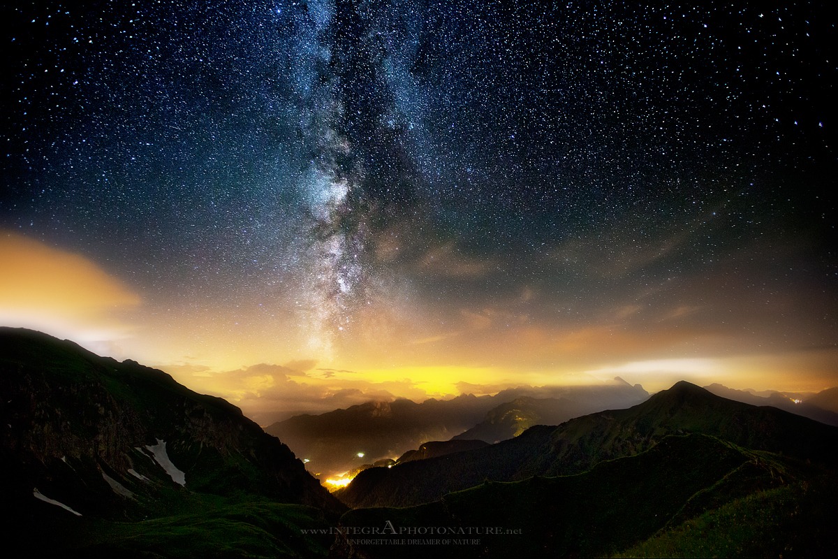 The Milky Way of the Passo Giau