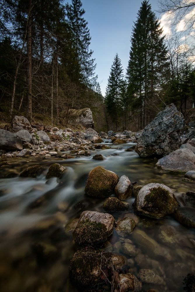 Torrente effluente del lago di Tovel