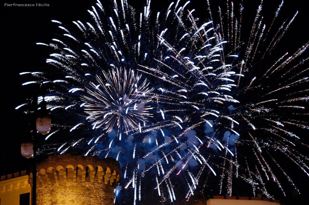 Fireworks over the castle
