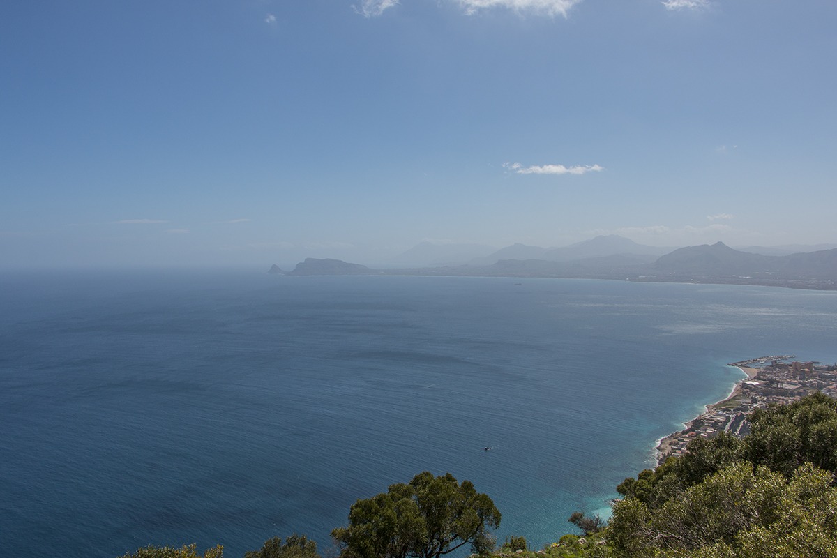 View from Monte Pellegrino Palermo