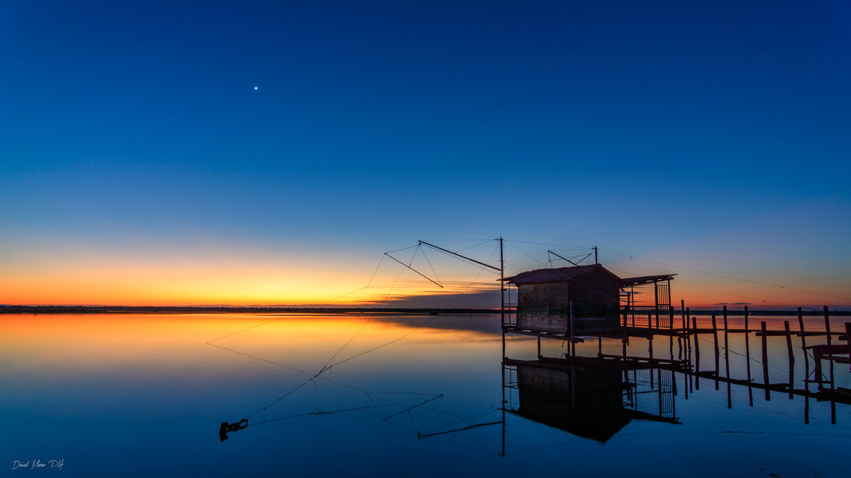 Venus and the blue hour.