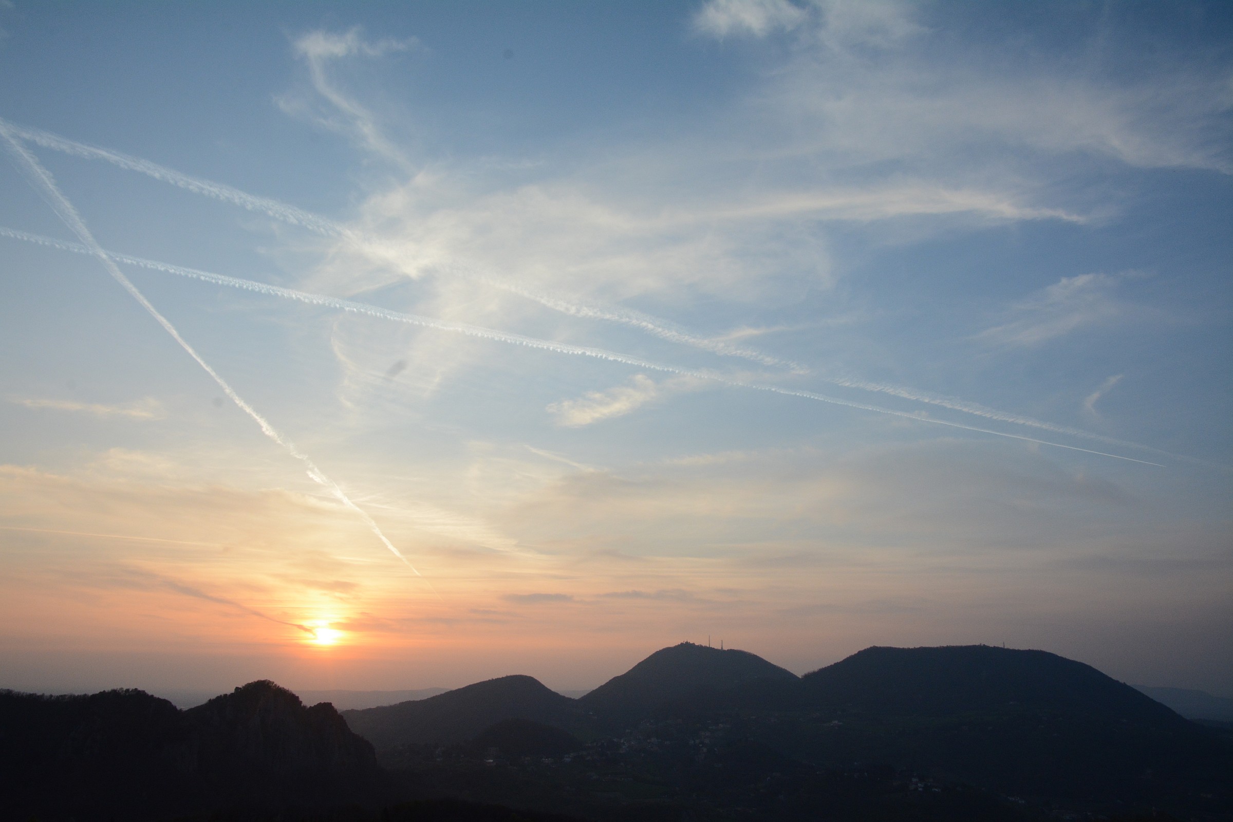 Tramonto dal Monte Pirio