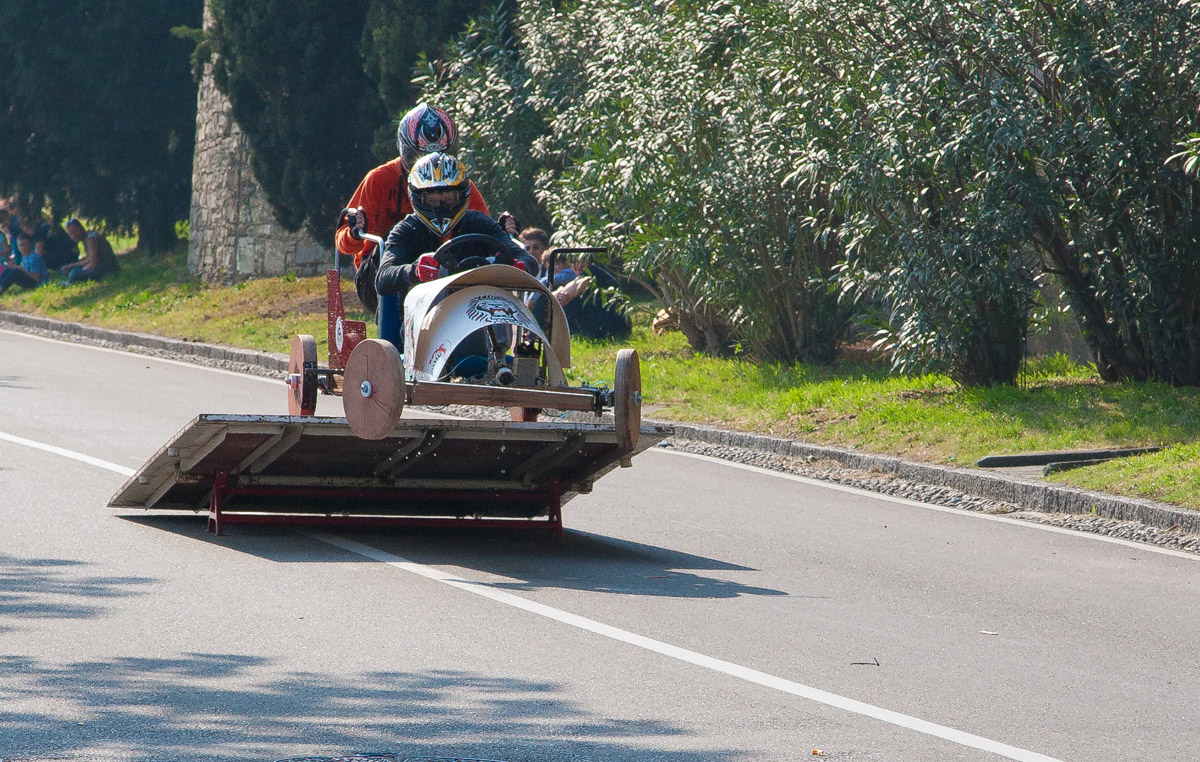 L'annuale gara sulle mura di Bergamo alta
