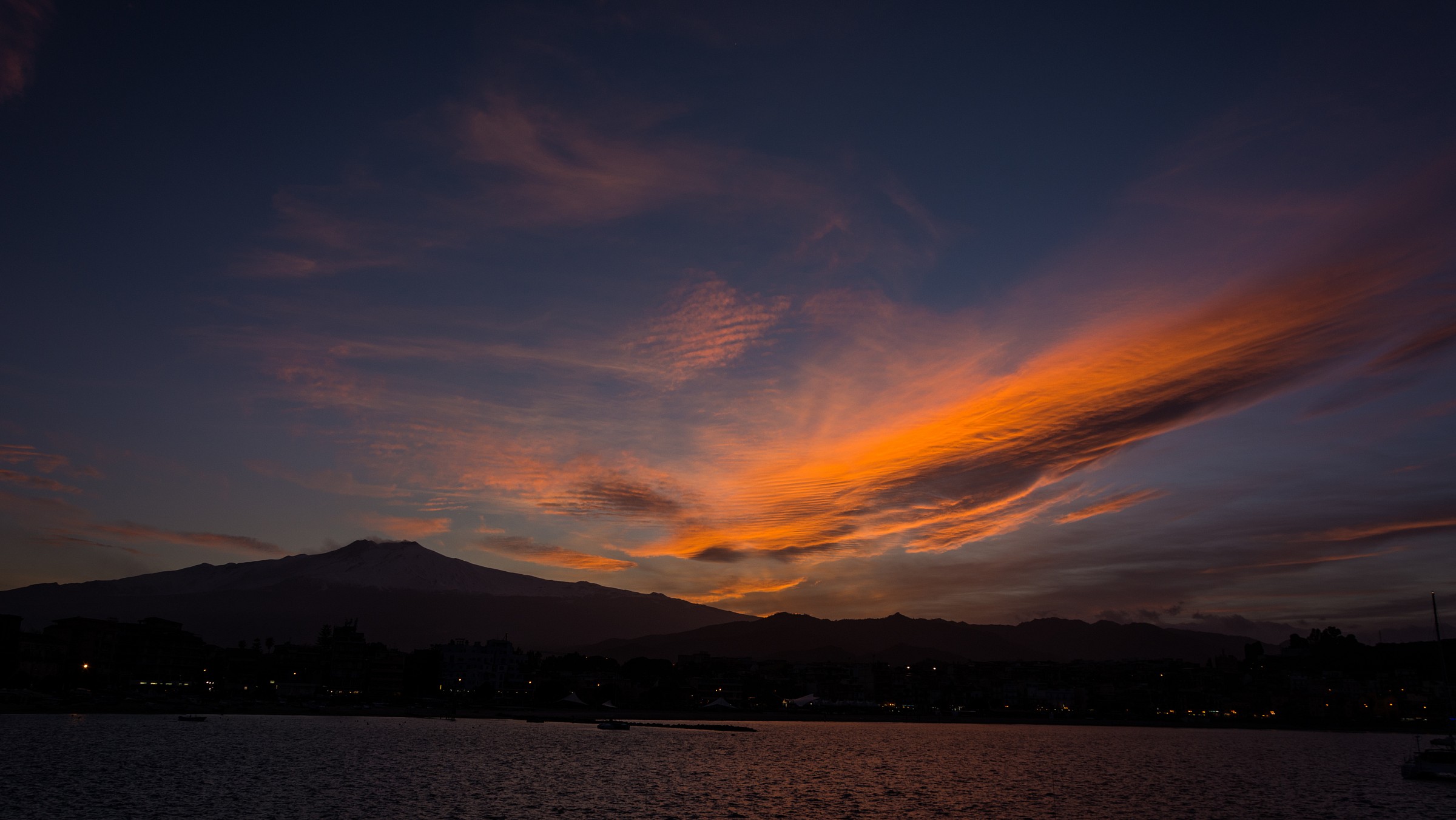 Sunset Etna