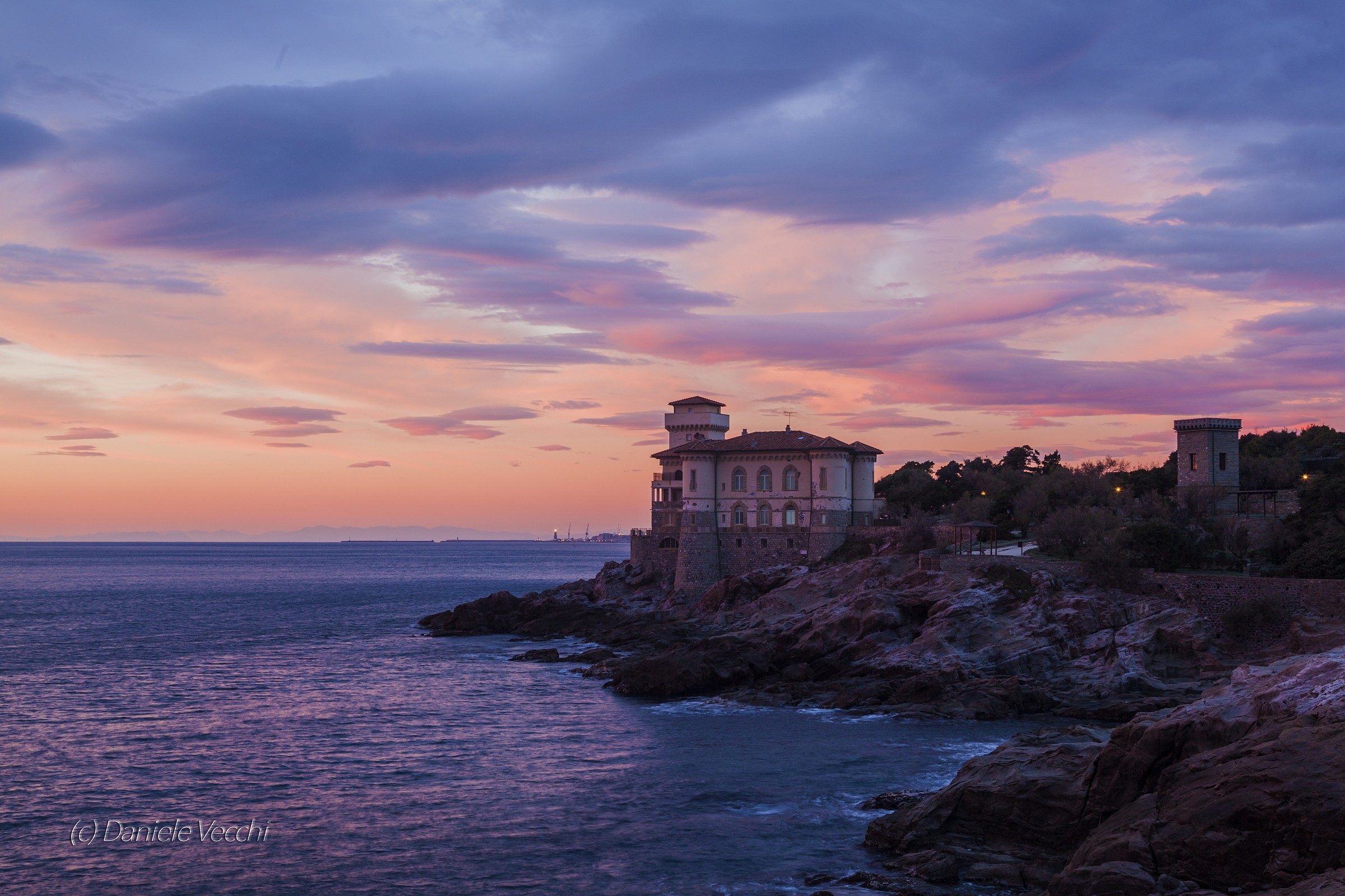Castello del Boccale al tramonto