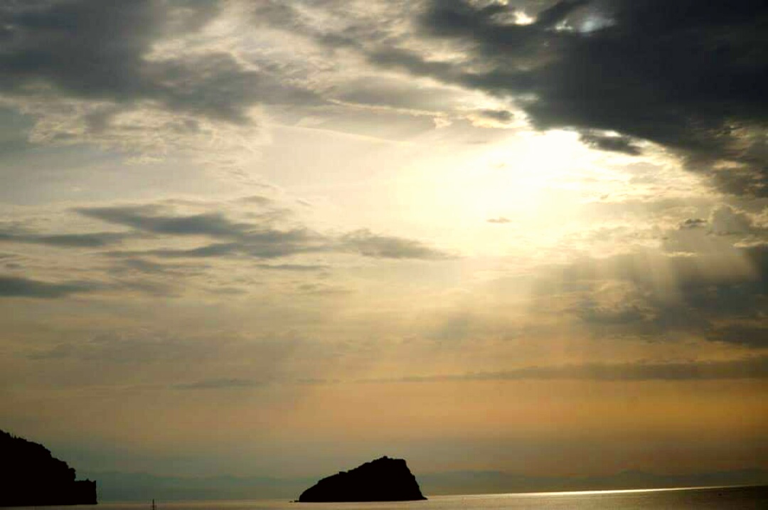 tramonto a Spotorno...