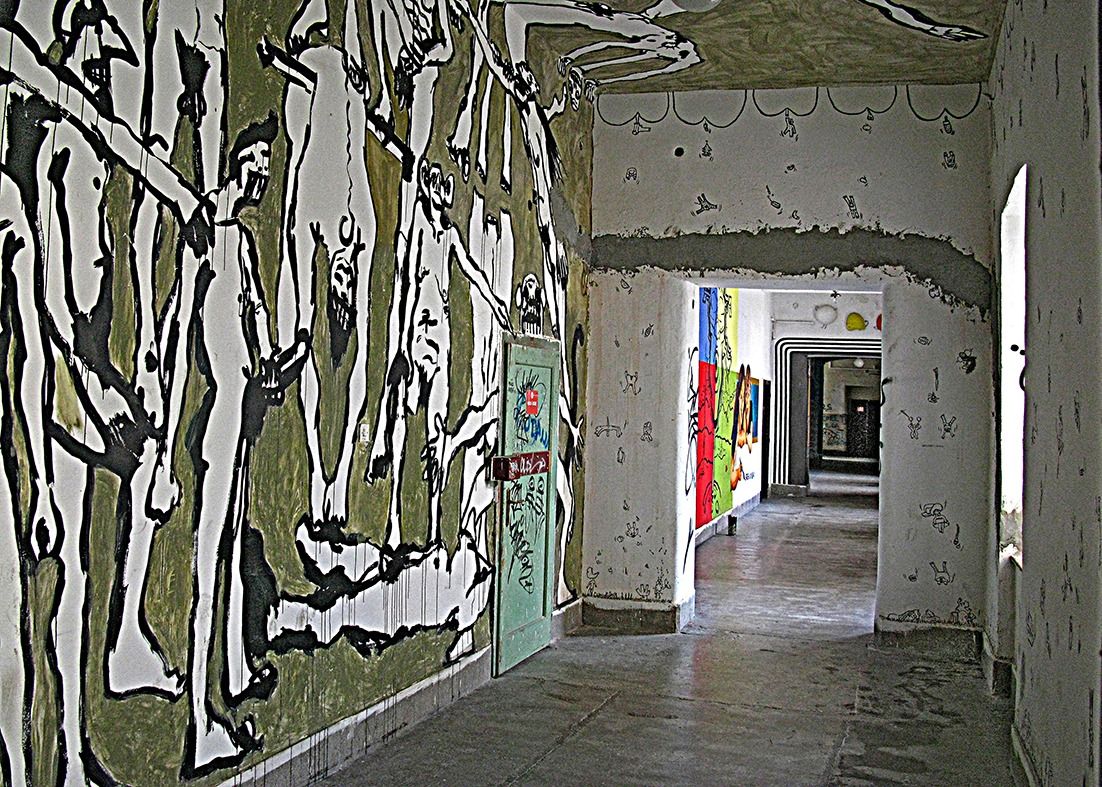 Murals inside