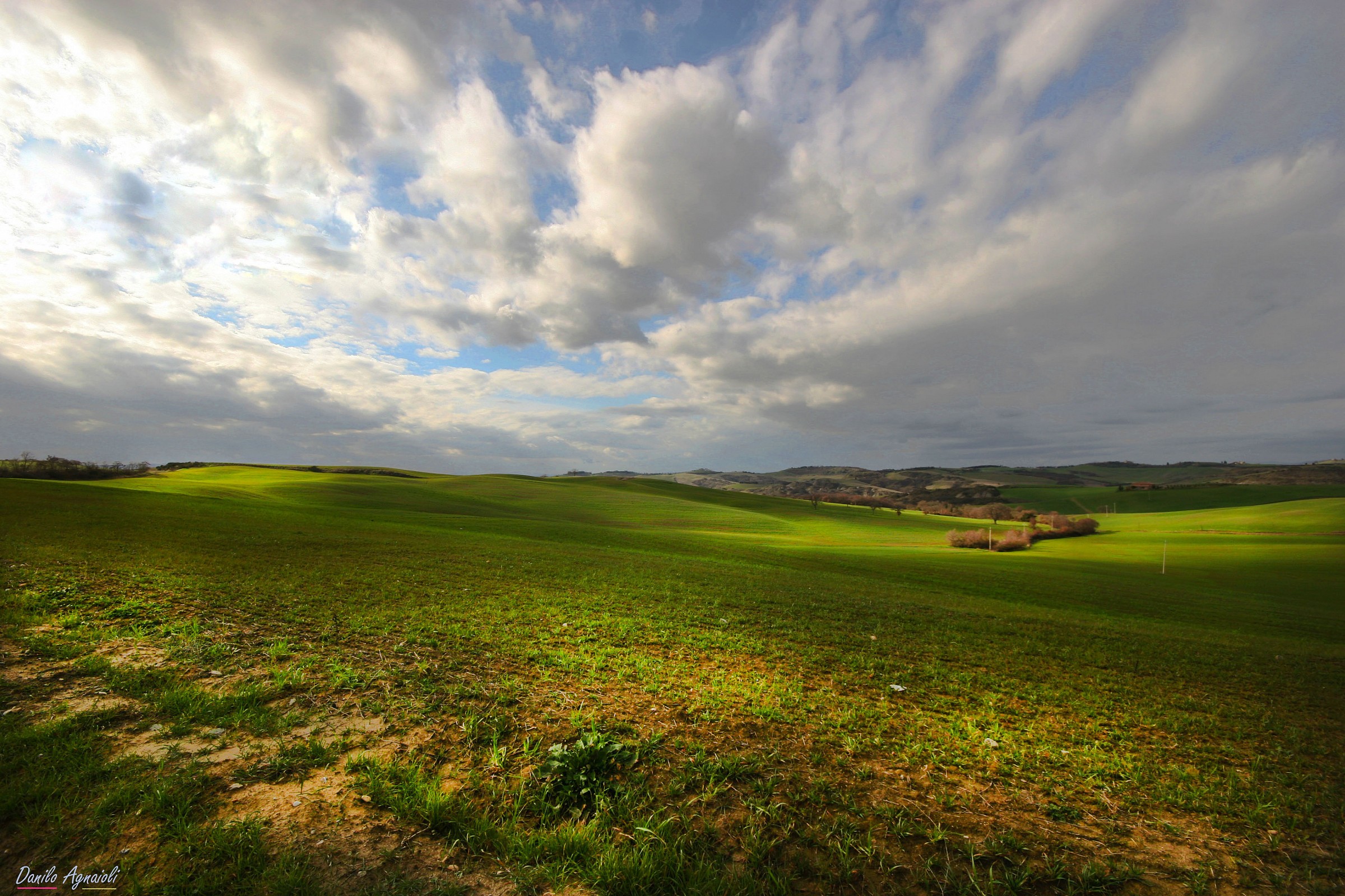 Open space in Val D'Orcia