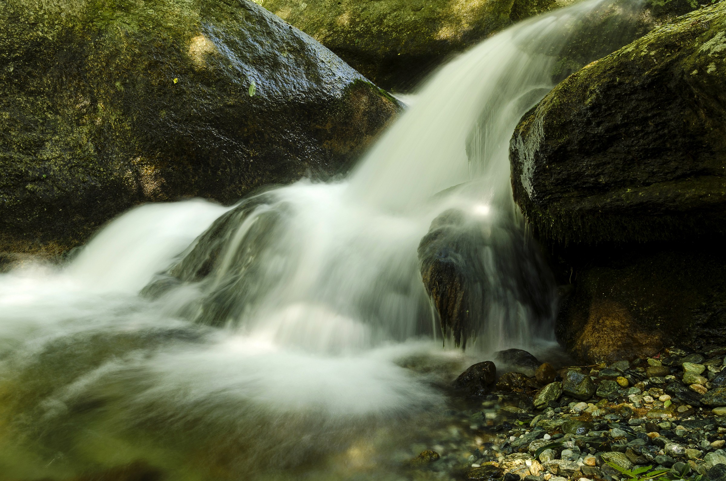 Waterfall in the Po Valley