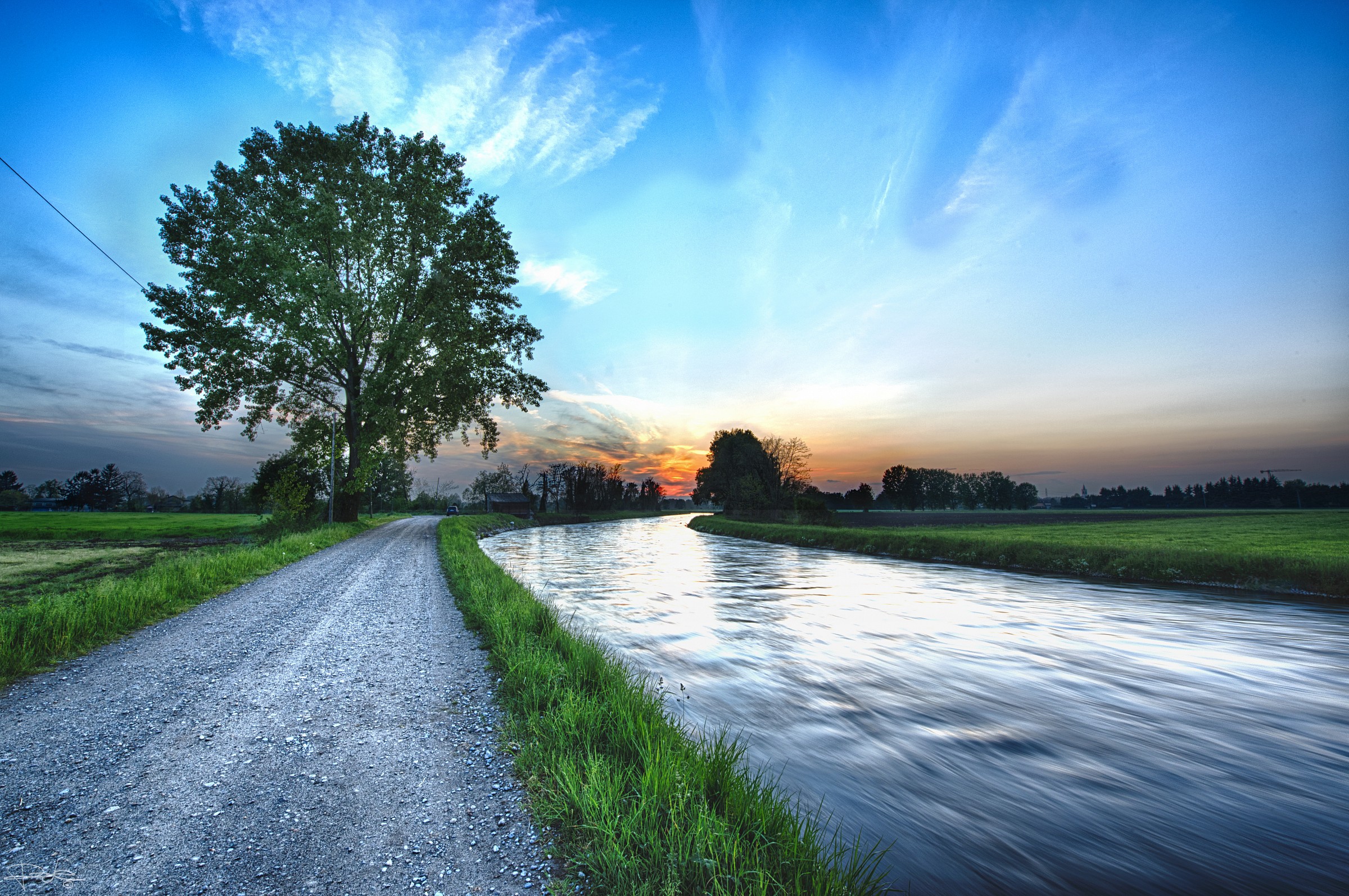 a sunset far in Rivolta ...