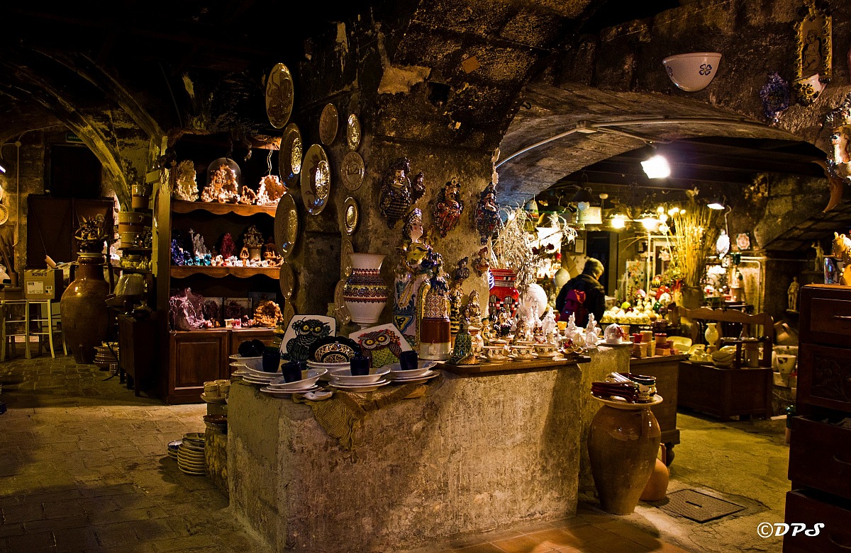 Shop of ceramics