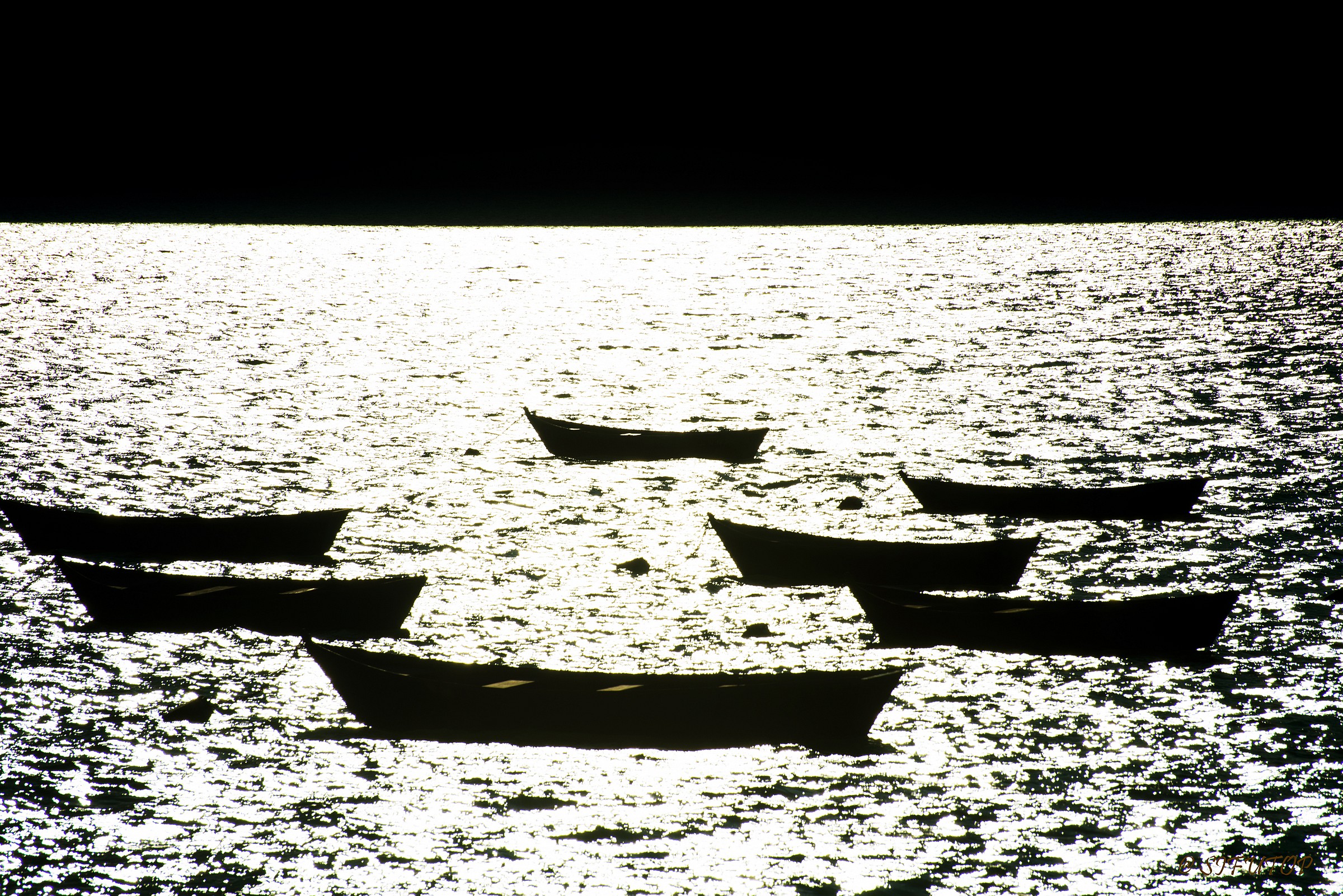 Surfing in the lake of gold