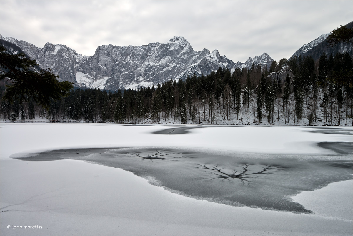 Lower lake in Fusine