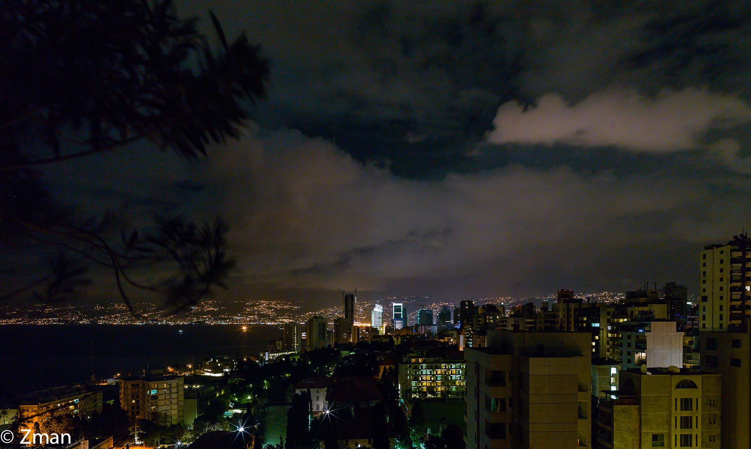 The Beauty of the night Over Beirut