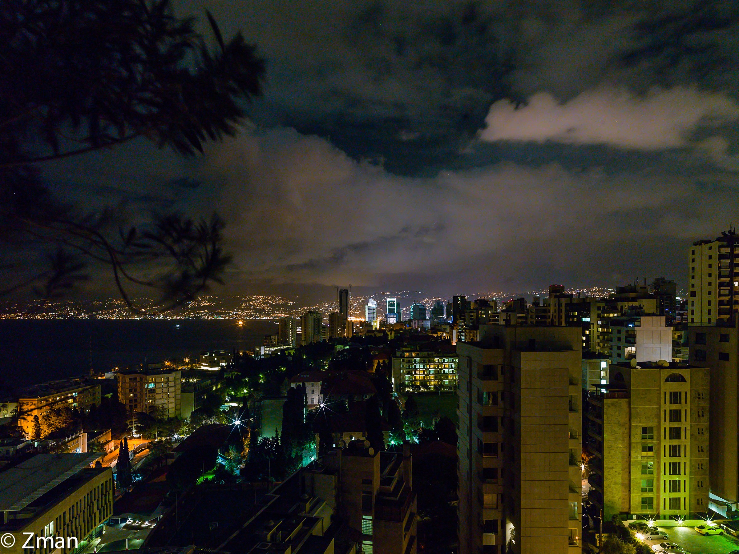 The Beauty of the night Over Beirut