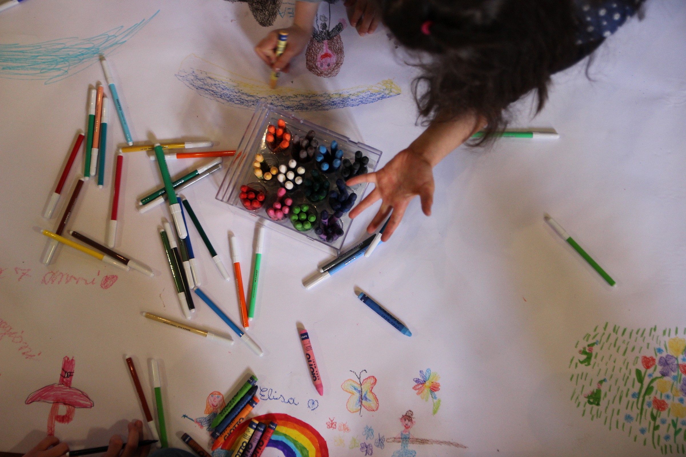 La mano dell'artista