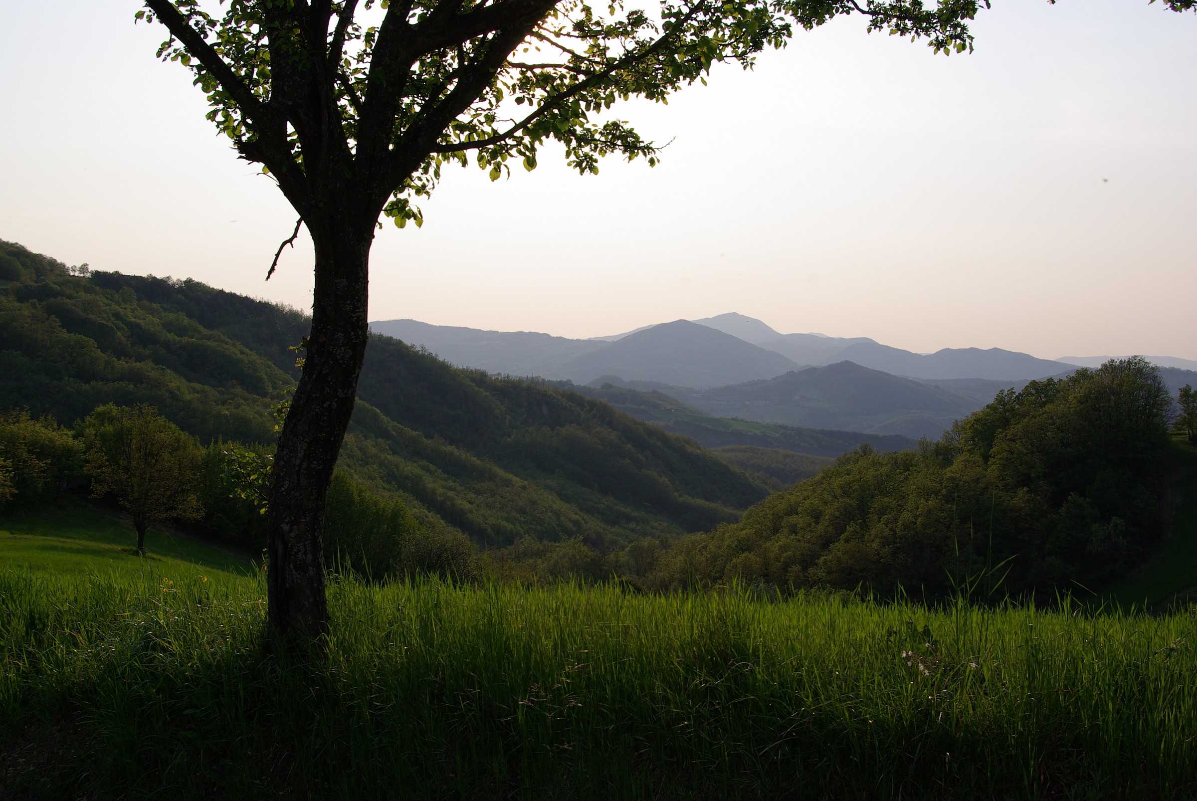 Corniana: tramonto estivo.