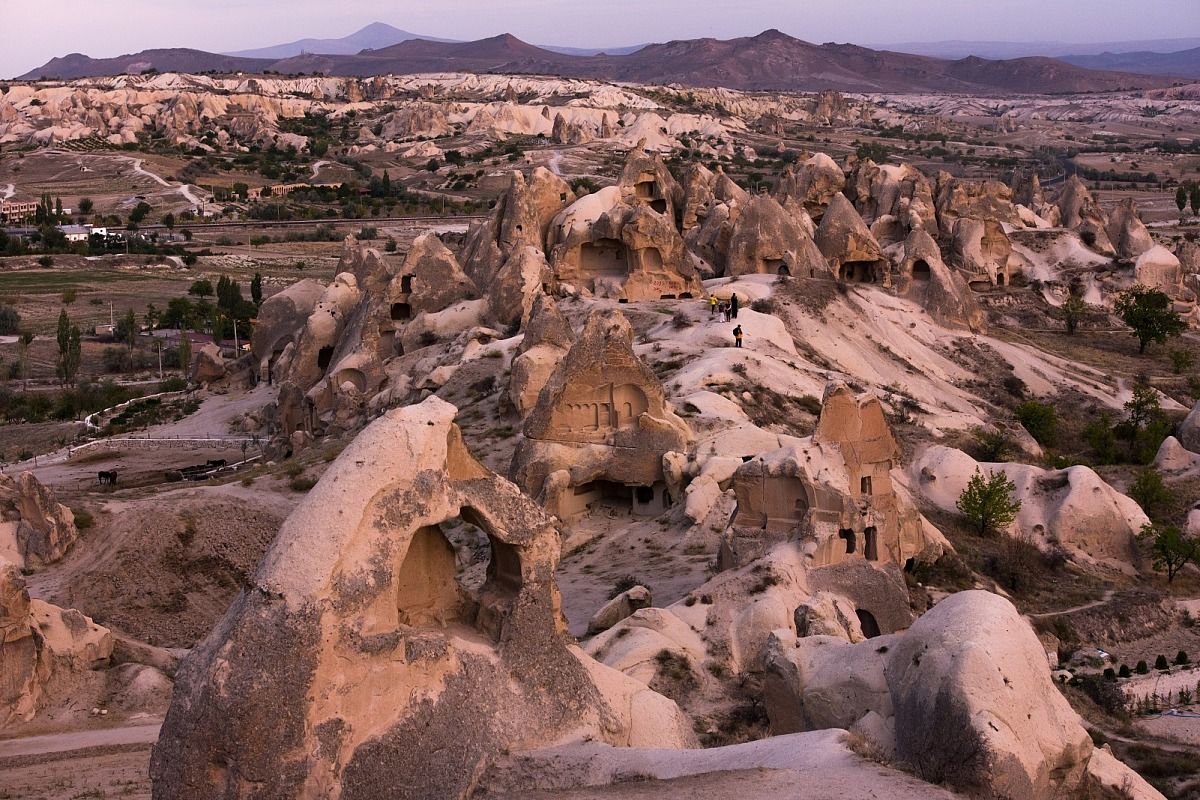 Alba Rosa sulla cappadocia