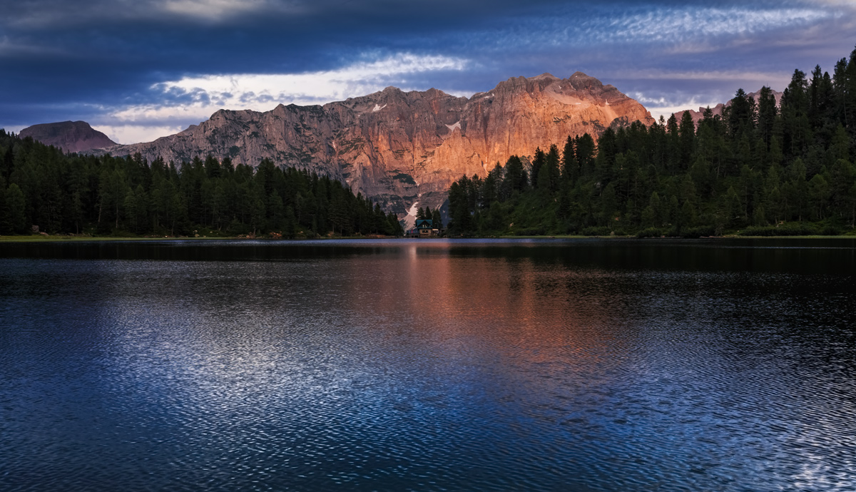 Giunge la sera al Lago malghette