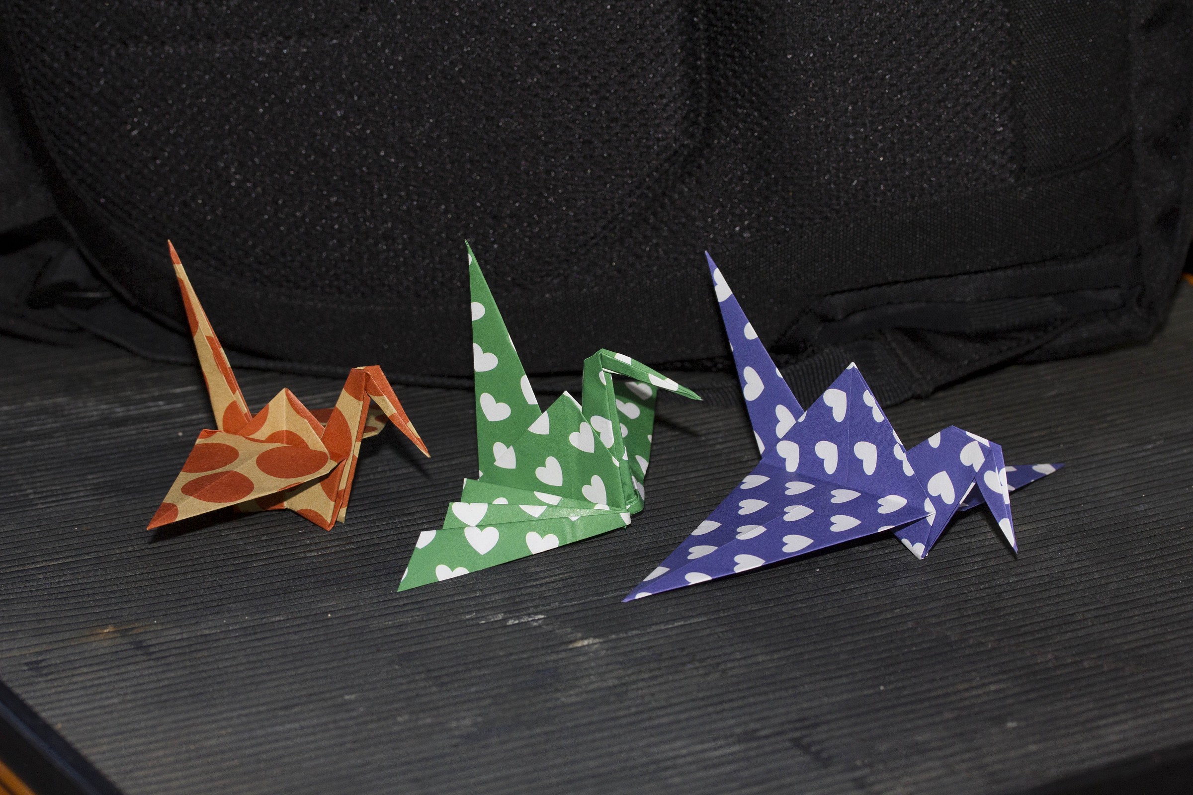 angolo delle foto con origami