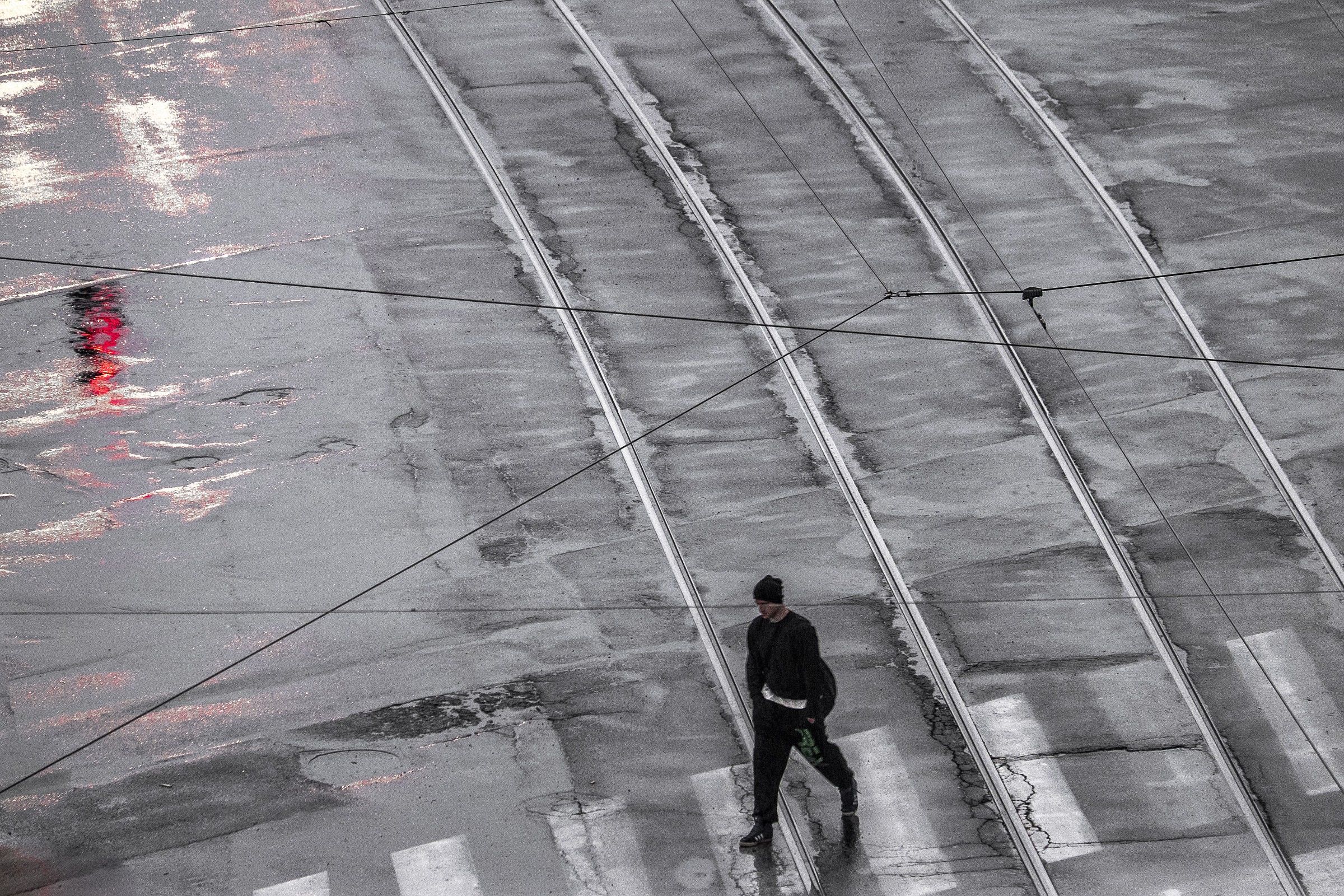 a gray day urban ..............