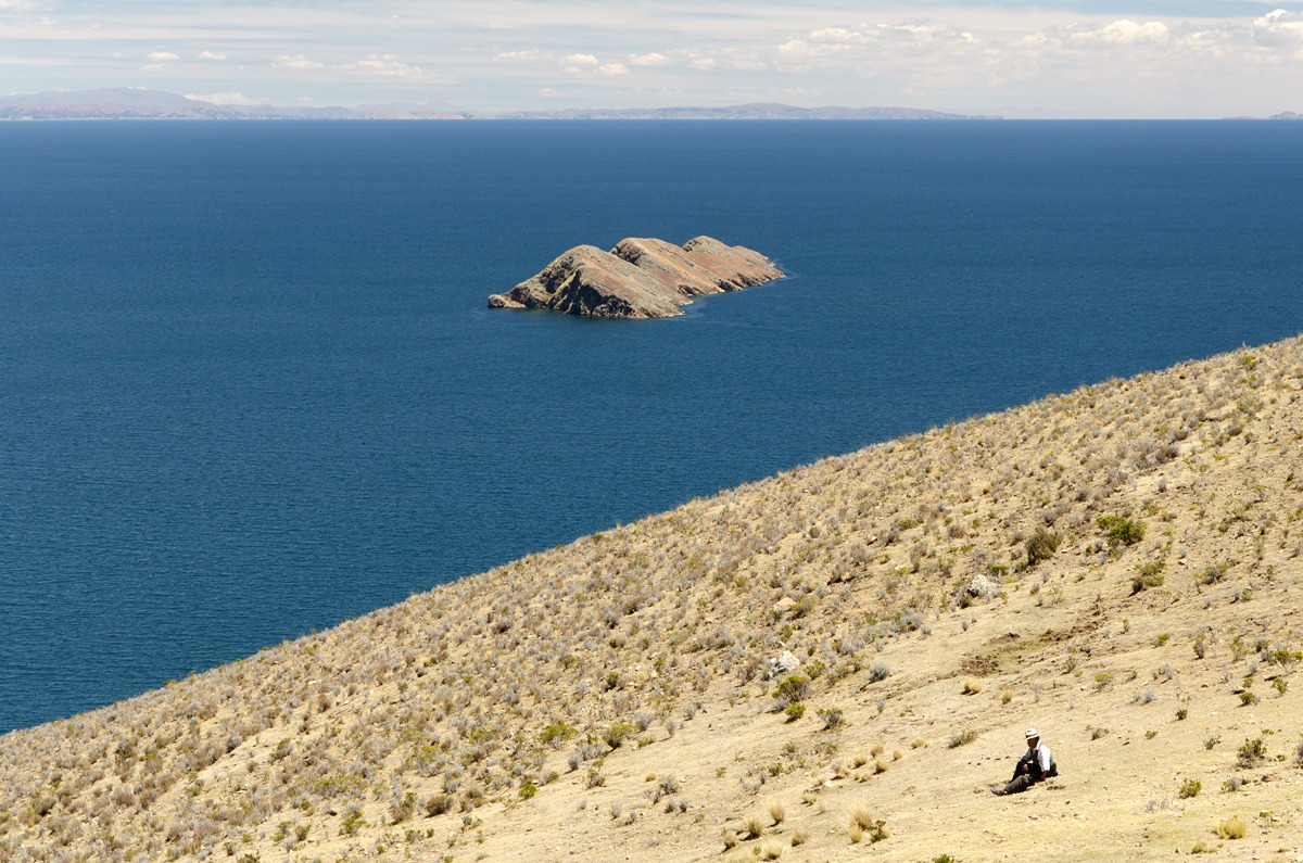 Lake Titicaca - Isla del Sol - Campesino soltero