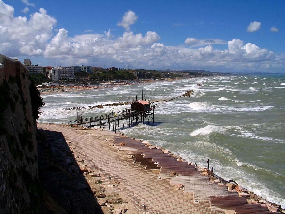 under the wall of termoli