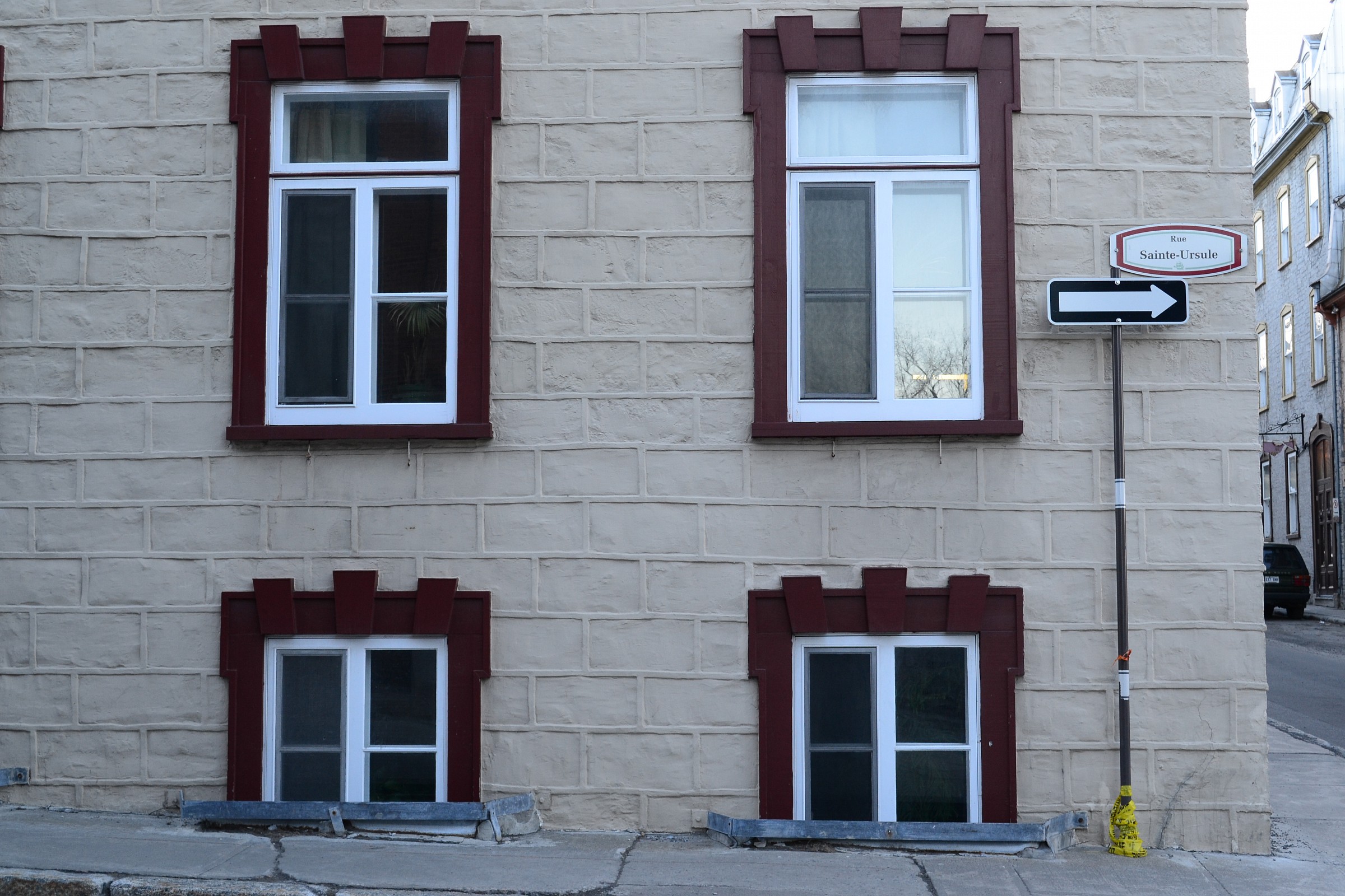 La casa affondata in Quebec city