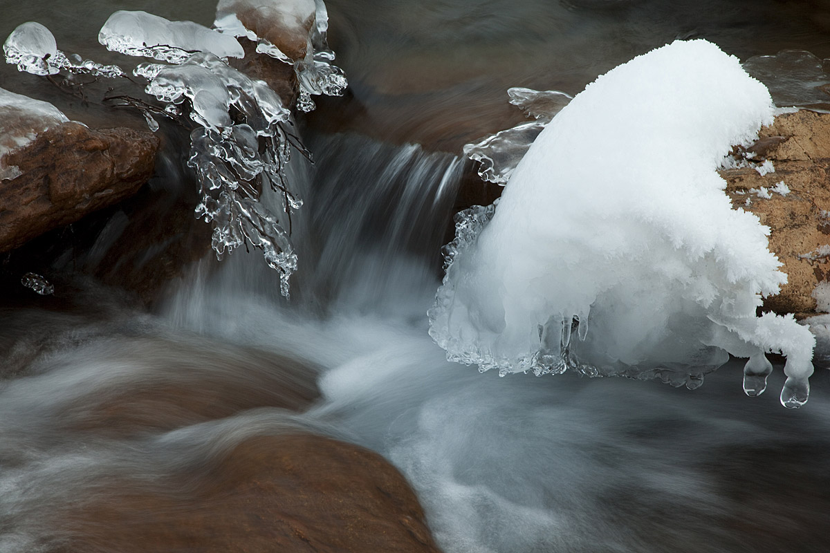Giochi d'acqua sottozero