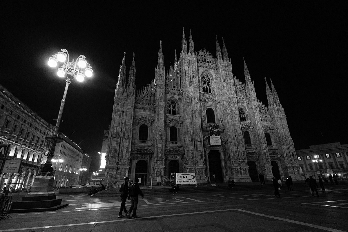 Piazza Duomo in B/N