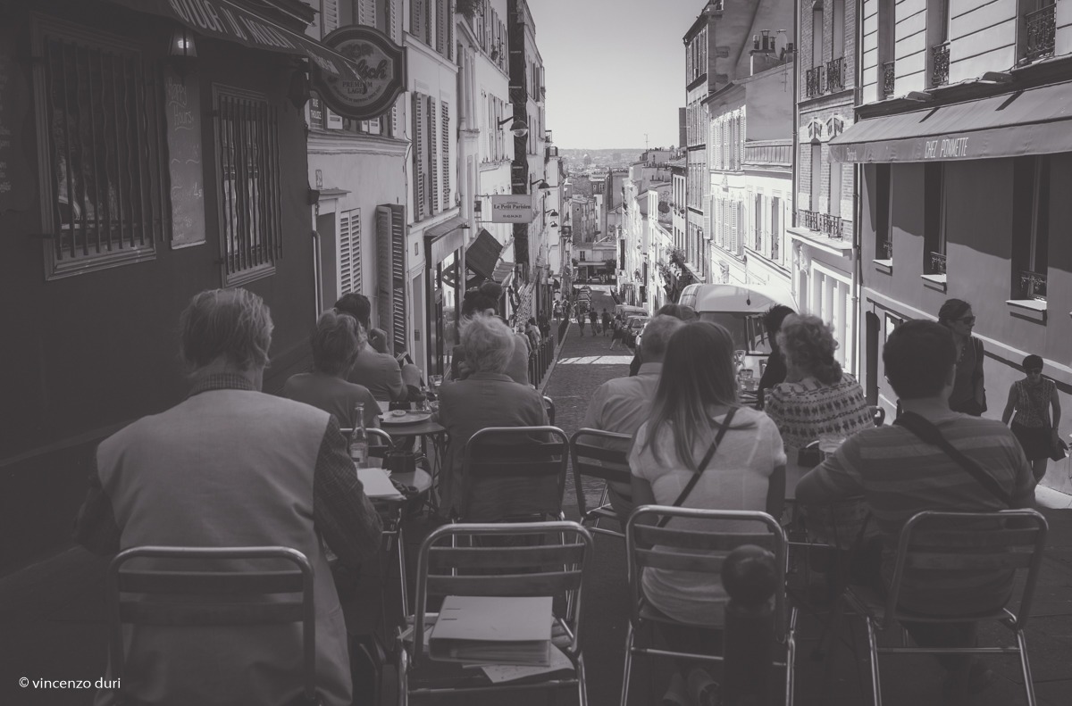 Di spalle all'obiettivo