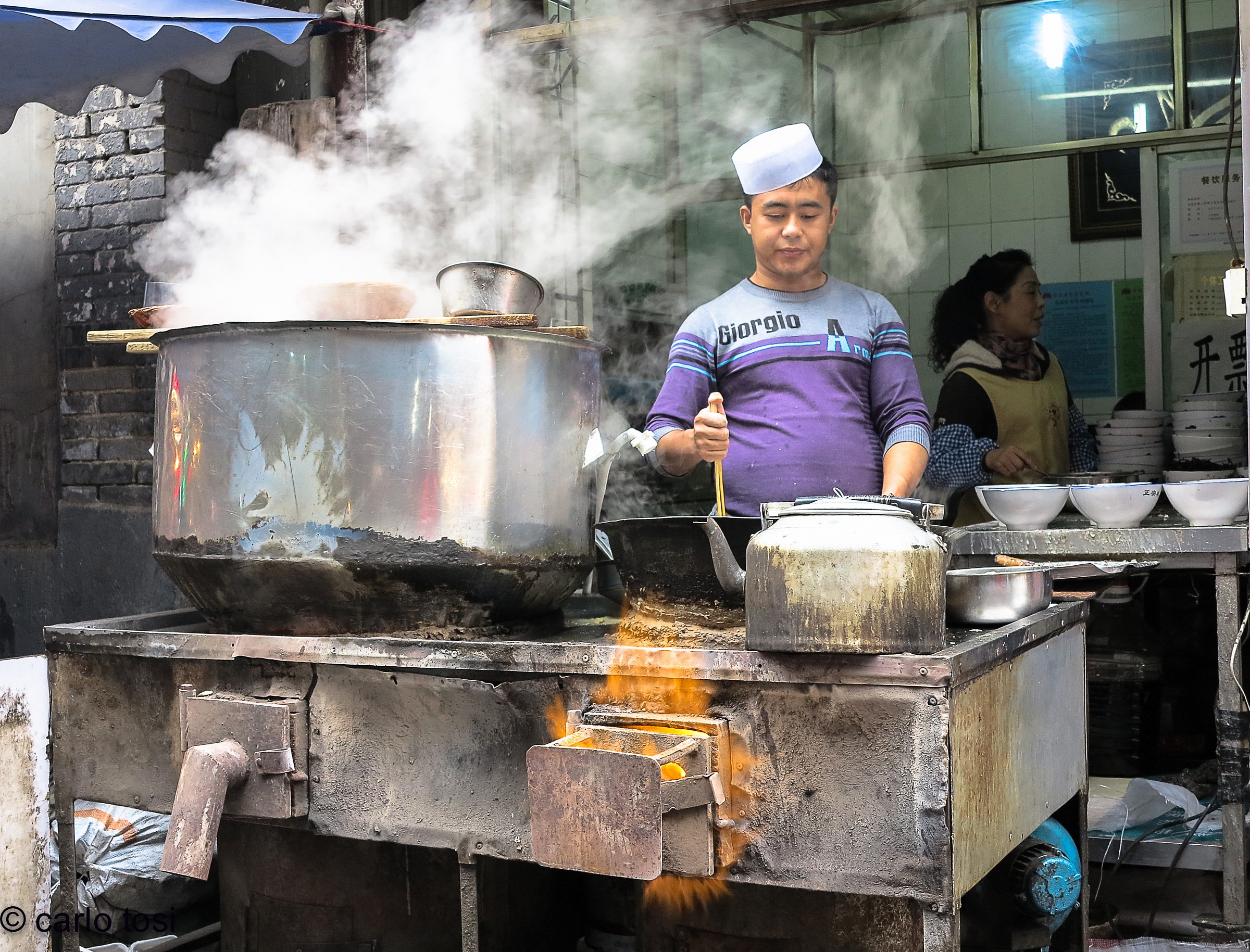 On the streets of Xian in China