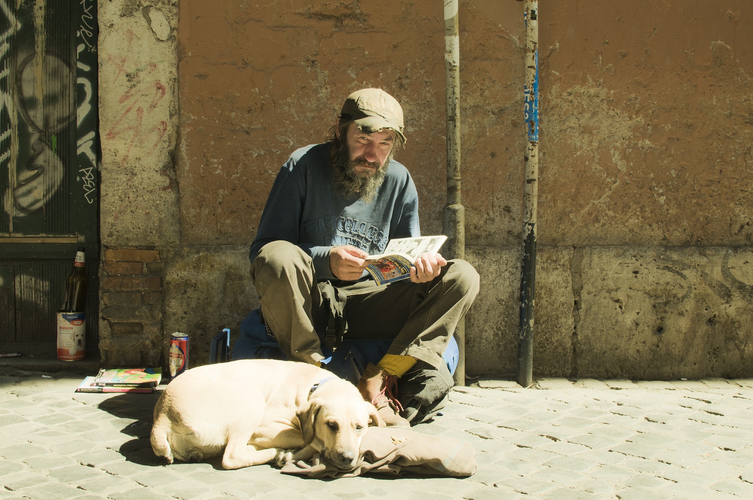 poor man on the street