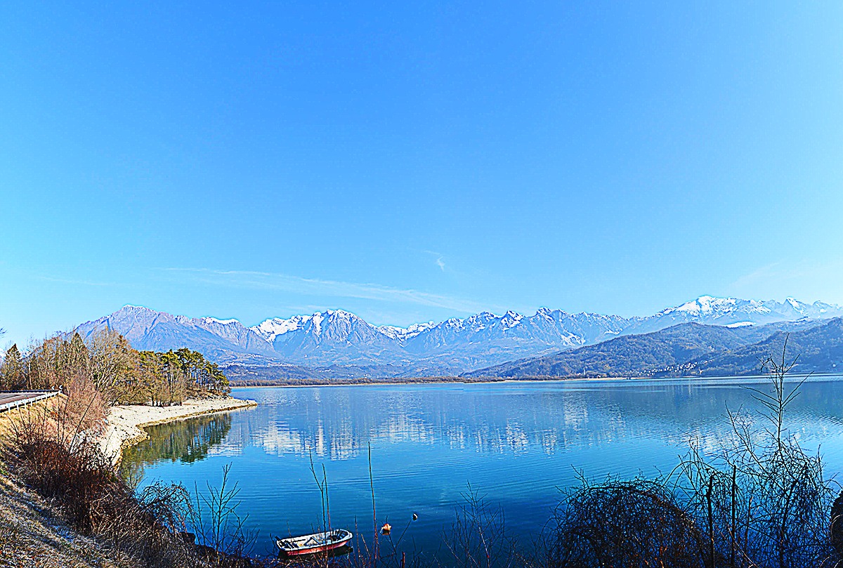 Panoramica Lago di Santa Croce