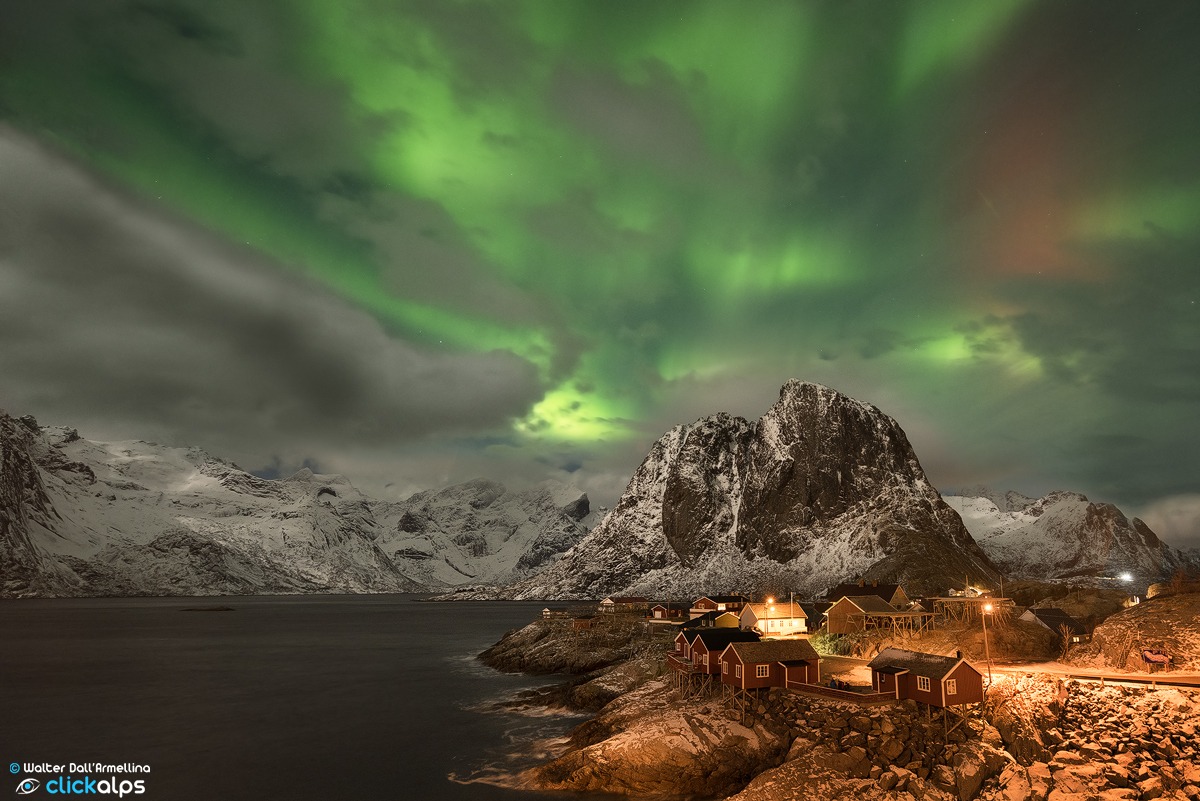 Aurora su Hamnoy
