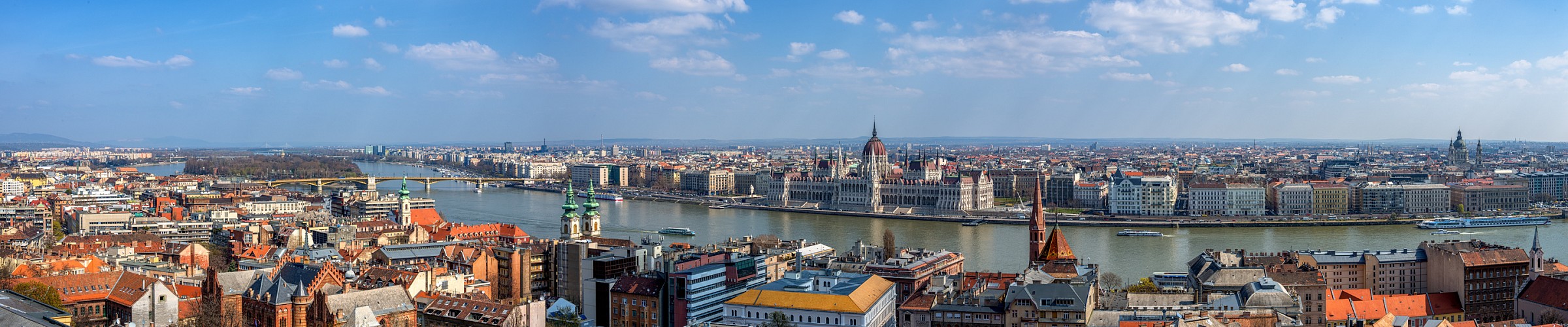 Panoramic view of Budapest